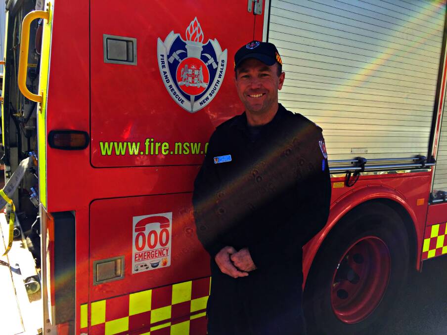 Fire and Rescue NSW (FRNSW) Dubbo acting station commander Chris Cusack. 