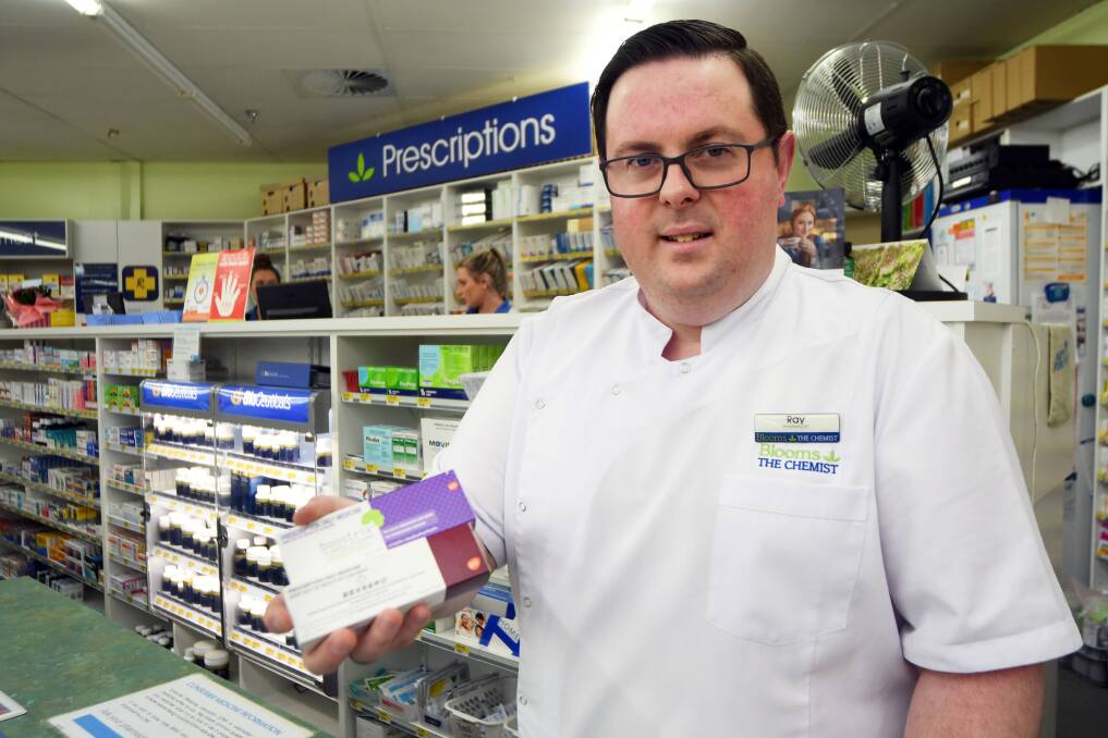 Common sense: Dubbo pharmacist Ray Masters said it makes sense for pharmacists to administer a wider range of vaccinations. Photo: BELINDA SOOLE.