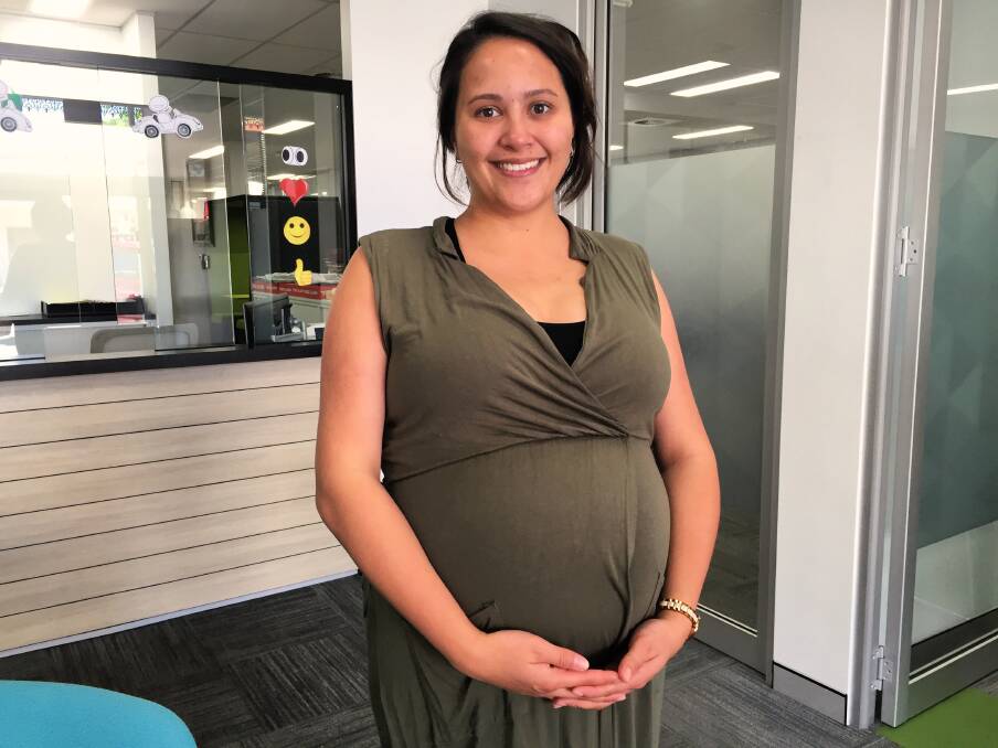 Beneficial reforms: Expectant mum Monika Belfield said expanding the vaccinations on offer from pharmacists is a fantastic idea that would help her family. Photo: CRAIG THOMSON.