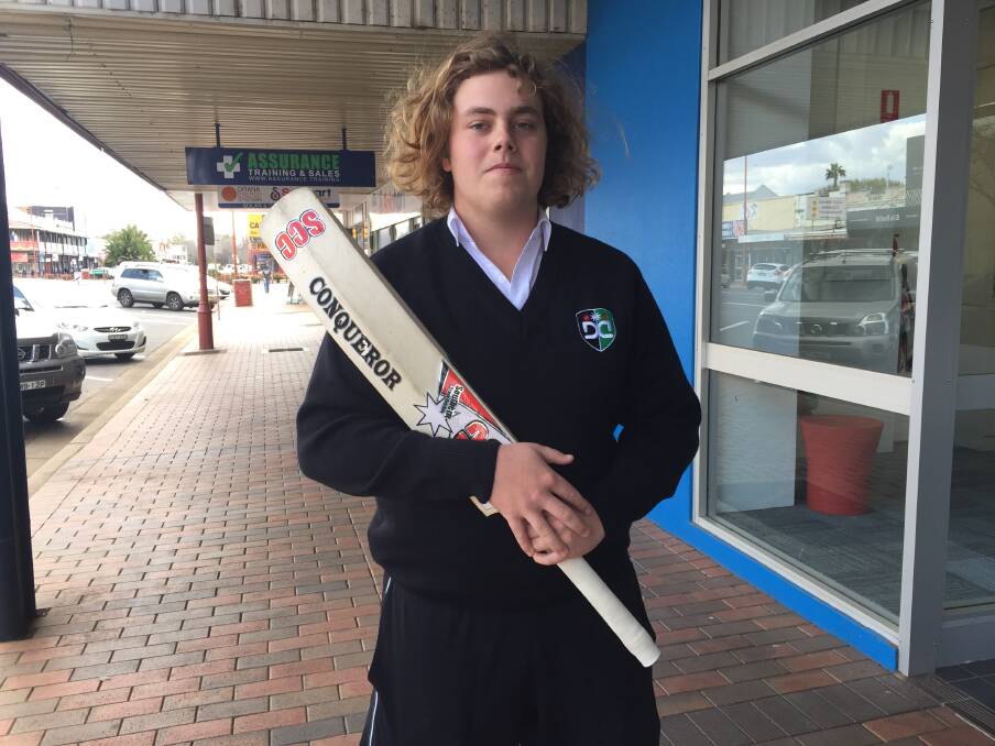 HOWZAT?: Thomas Nelson said he is excited to represent his country at the under 17 Indoor Cricket World Cup. Photo: Craig Thomson.