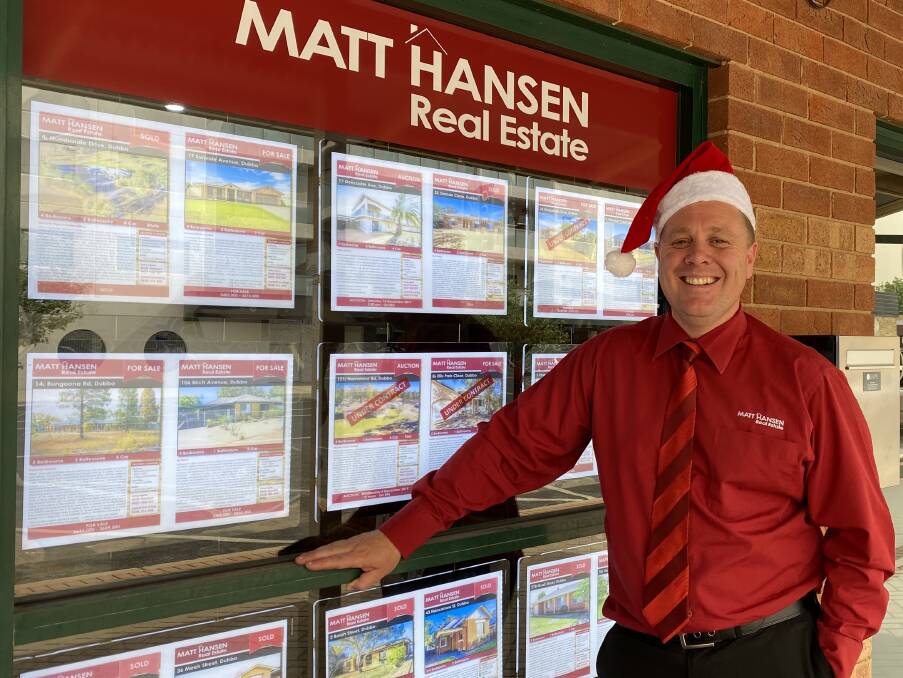 RAIN AND CORNY JOKES: Dubbo real estate agent Matt Hansen is asking Santa to bring about 200mm of slow, steady soaking rain over about a 6 week period.