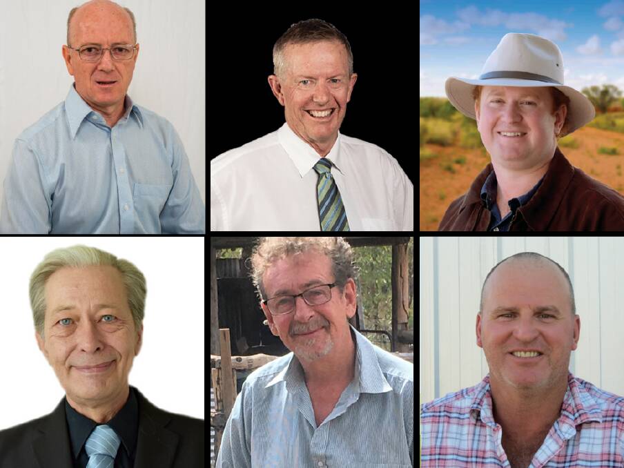 DECISION TIME: One of these six blokes will be elected to represent the electorate of Parkes, which Dubbo sits within, for the next three years.