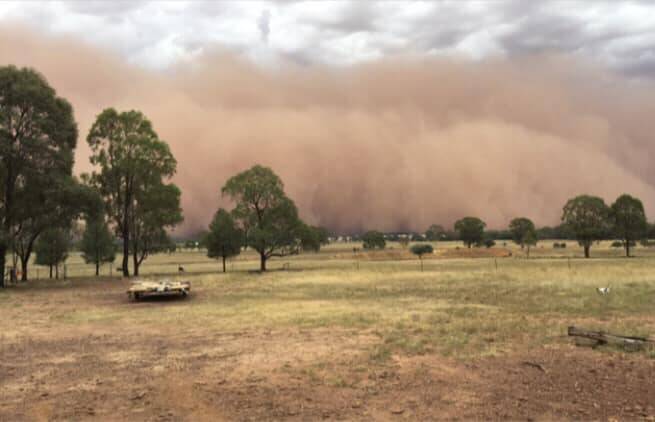 DUST: Dubbo Cycle club spokesman Gary Barber said cyclists would have breathed in dust and spat out mud if the race meeting went ahead. Photo: Pinerock Garlic.