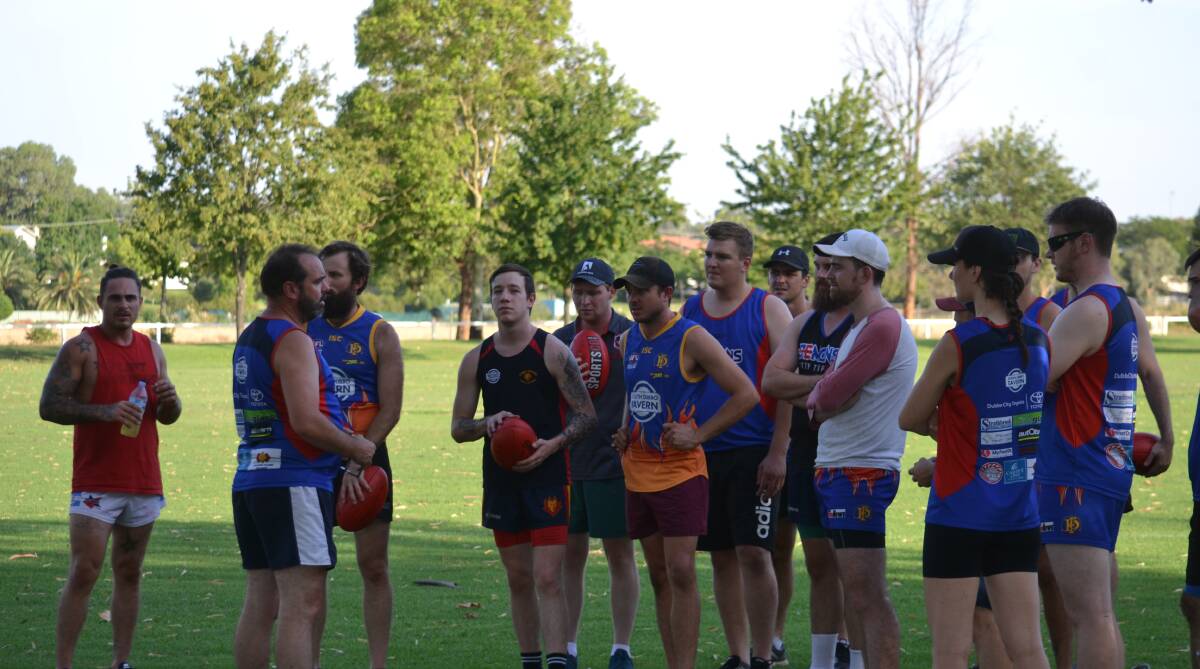 Good start: Dubbo Demons coach Will Bunt is pleased with the number of players attending pre-season training. Photo: CRAIG THOMSON.