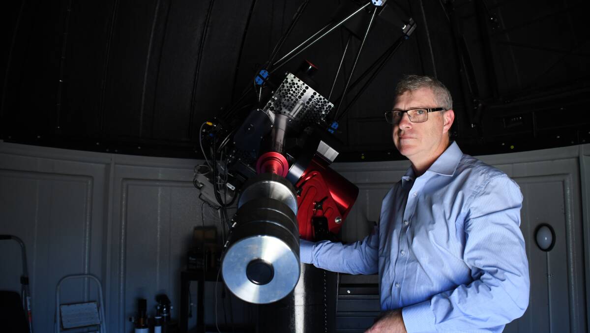 Dubbo Observatory owner Peter Starr.