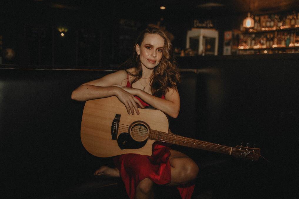 Support local: Dubbo singer-songwriter Katie Thorne's debut single 'In My Room' was inspired by the pandemic - written during one lockdown and fine-tuned during another. Photo: AMY ALLEN CREATIVE CO