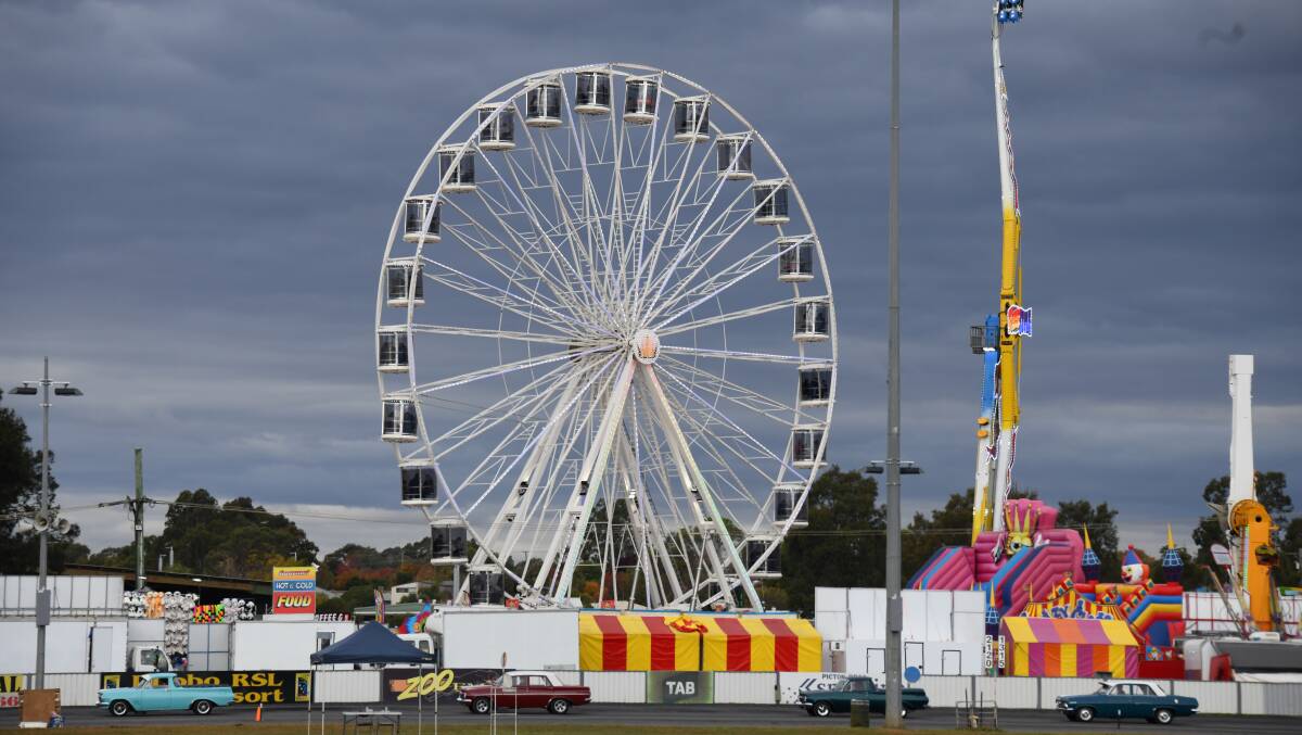 The ferris wheel at the 2023 Dubbo Show. Picture by Amy McIntyre
