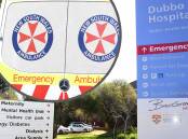 Dubbo Hospital (main) and a NSW ambulance (inset). File picture and by Jude Keogh