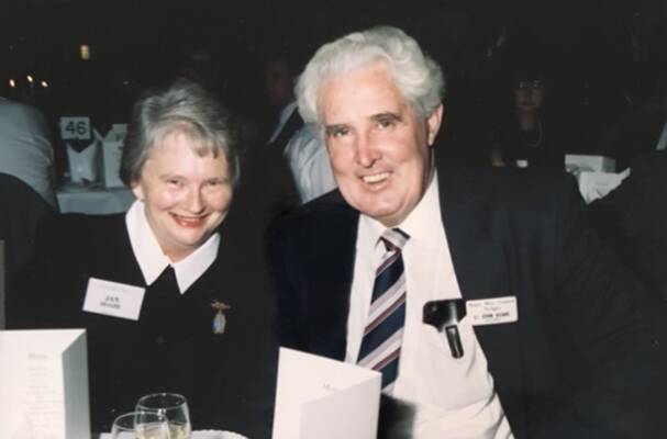 Jan and John Hoare. Picture supplied