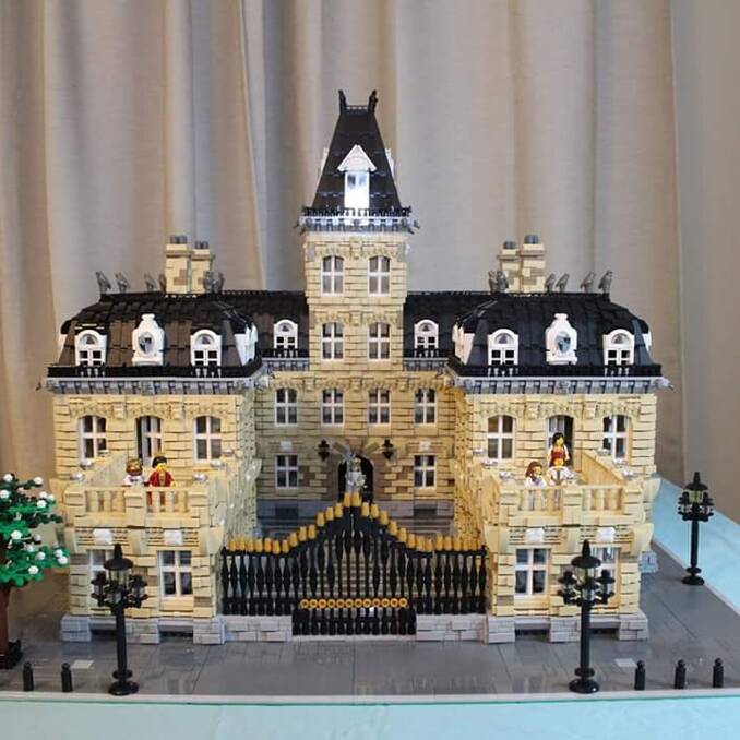 A build called 'French Palace', based on traditional French architecture. It contains just over 26,000 pieces. Picture supplied
