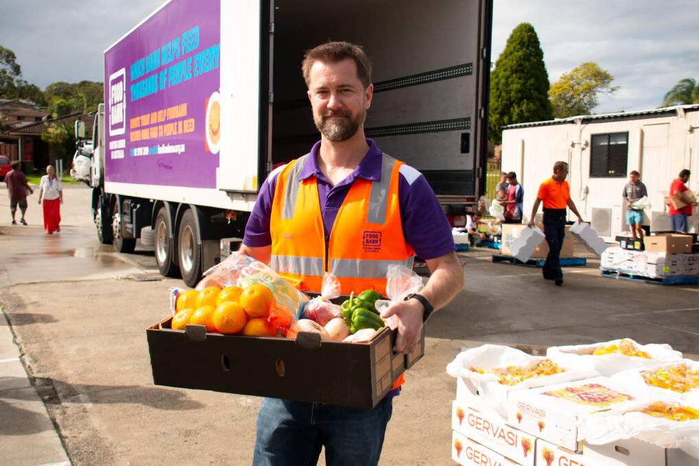 Adam Loftus, Food Programs Manager at Foodbank NSW & ACT, said Dubbo is a hub for food drop-off and collection and would be the base for a new Foodbank community food relief coordinator. Picture supplied