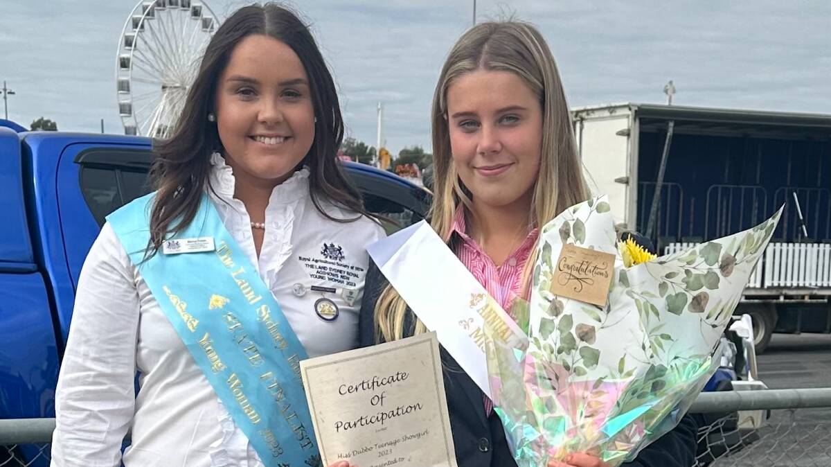 Kaitlyn Cox's involvement in the Dubbo Show over the years. Pictures supplied