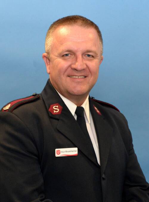 Talk about it: Major Bruce Harmer, The Salvation Army's Public Relations Secretary Australia, wants Parkes constituents to ask their federal candidates about social justice - and help make changes in the electorate. Photo: CONTRIBUTED