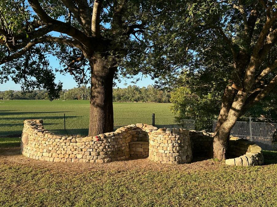 A dry stone wall creation by Emma Knowles of Stone of Arc. Picture supplied