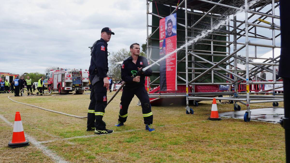 2023 Regional Firefighter championships in Parkes. Pictures by FRNSW