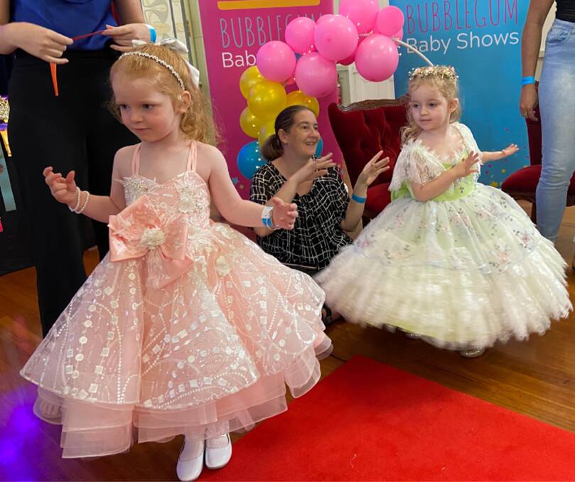 Pretty princesses: Little entrants preparing for the 2020 Dubbo Bubblegum Baby Show. This year's show will be the first in two years. Photo: CONTRIBUTED