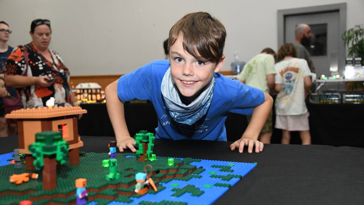 Alex McCutcheon at the 2023 Lego Brick Show at Dubbo RSL Club. Picture by Amy McIntyre