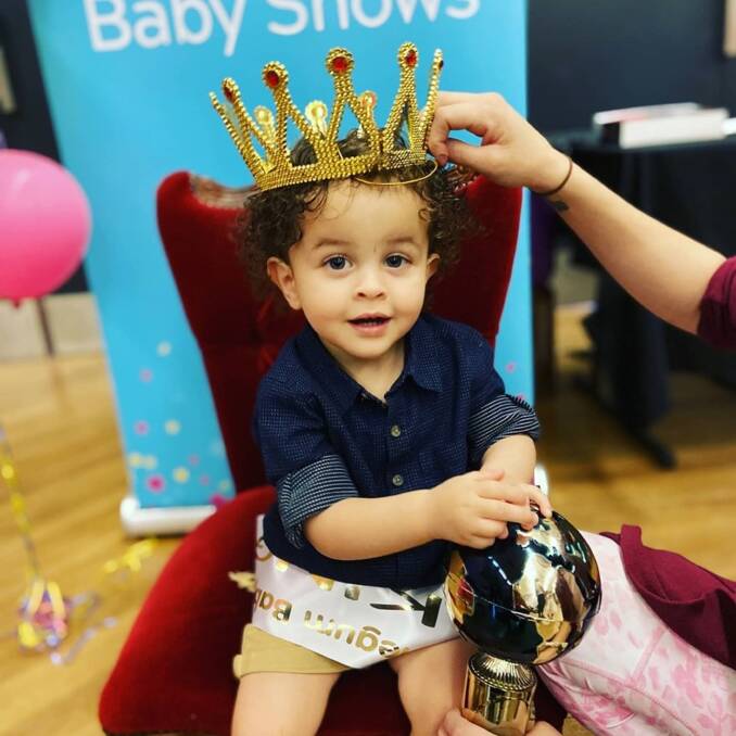 Crowned cuteness: This handsome toddler was crowned King of Dubbo in 2020 - your pride and joy could be next on the throne. Photo: CONTRIBUTED
