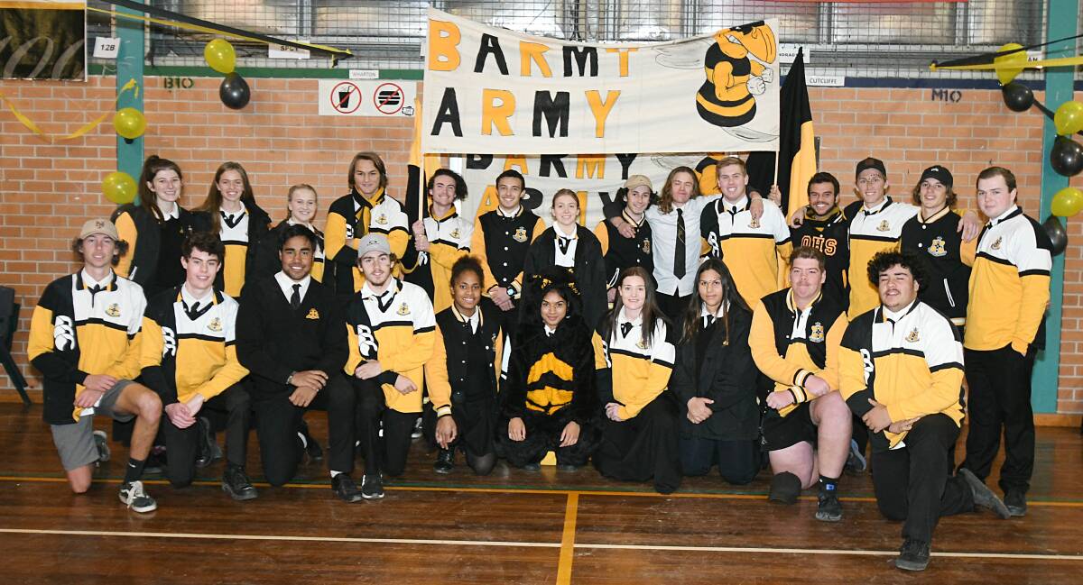 BARMY ARMY: Orange High is preparing for its 2018 Astley Cup redemption bid, which kicked off with Monday's launch assembly. Photo: CARLA FREEDMAN