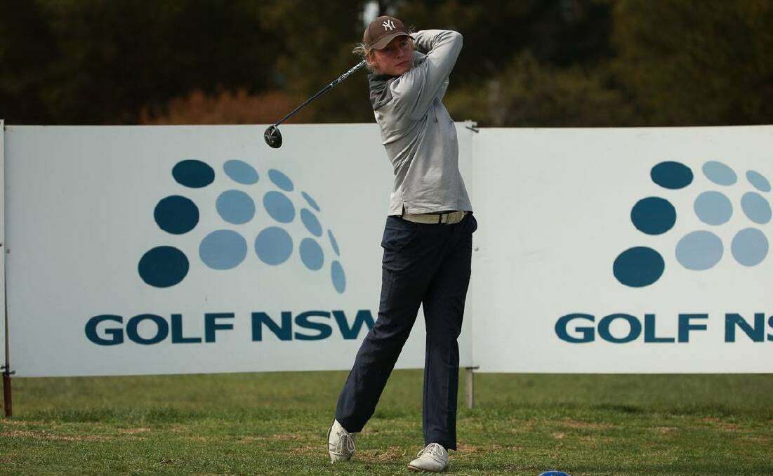 YOUNG GUN: Lachie Jones' contributions were incredibly valuable to Central West's win, he finished even par through 36 holes. Photo: GOLF NSW
