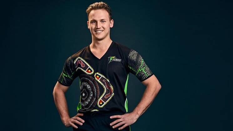 PROUD: Ben Patterson will spearhead the Sydney Thunder attack during this week's Indigenous Twenty20 Cup at Wade Park. Photo: SYDNEY THUNDER
