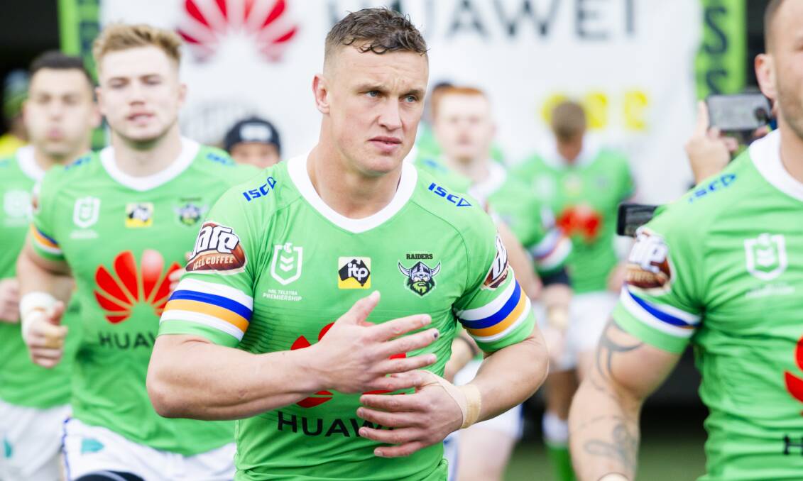 FAIRY TALE: Jack Wighton and his Canberra Raiders are within reach of a magical premiership win. Photo: JAMILA TODERAS