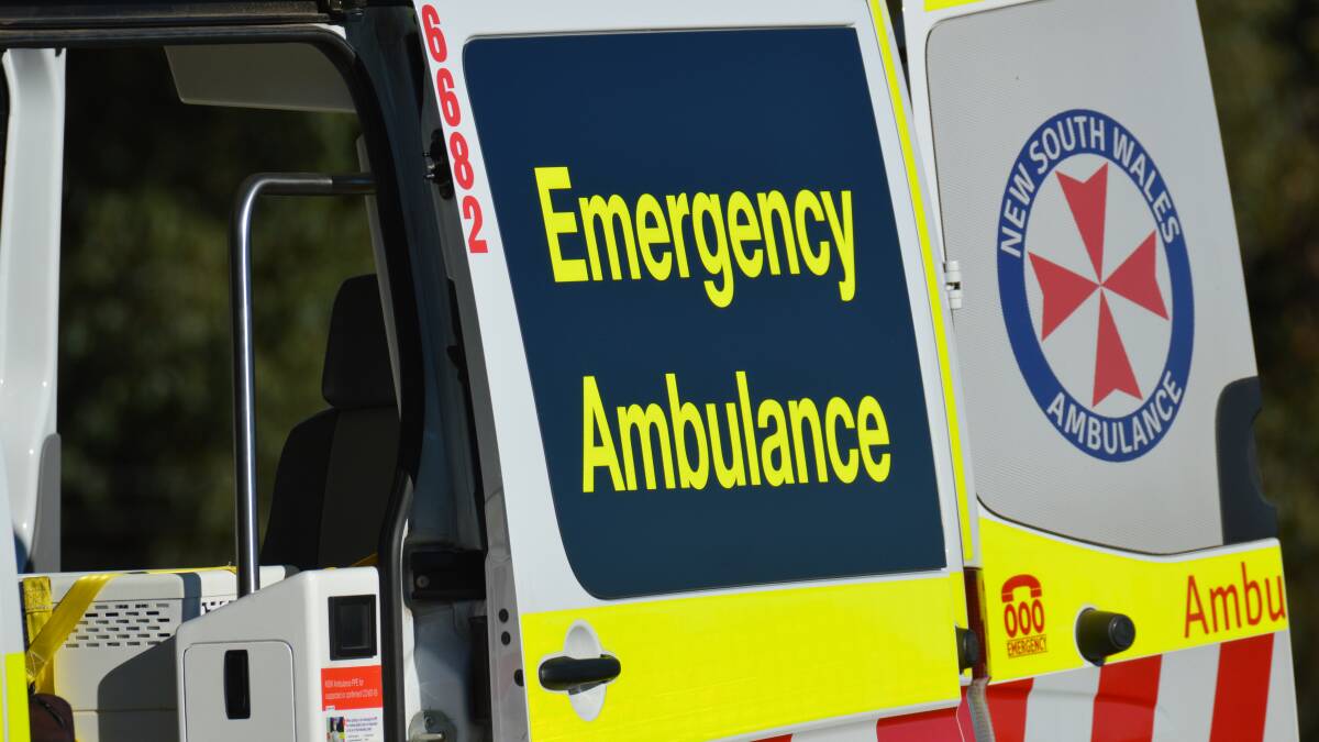 LUCKY ESCAPE: Ambulance officers responded to reports of a man being hit by a vehicle at a property just outside Dubbo. Photo: FILE