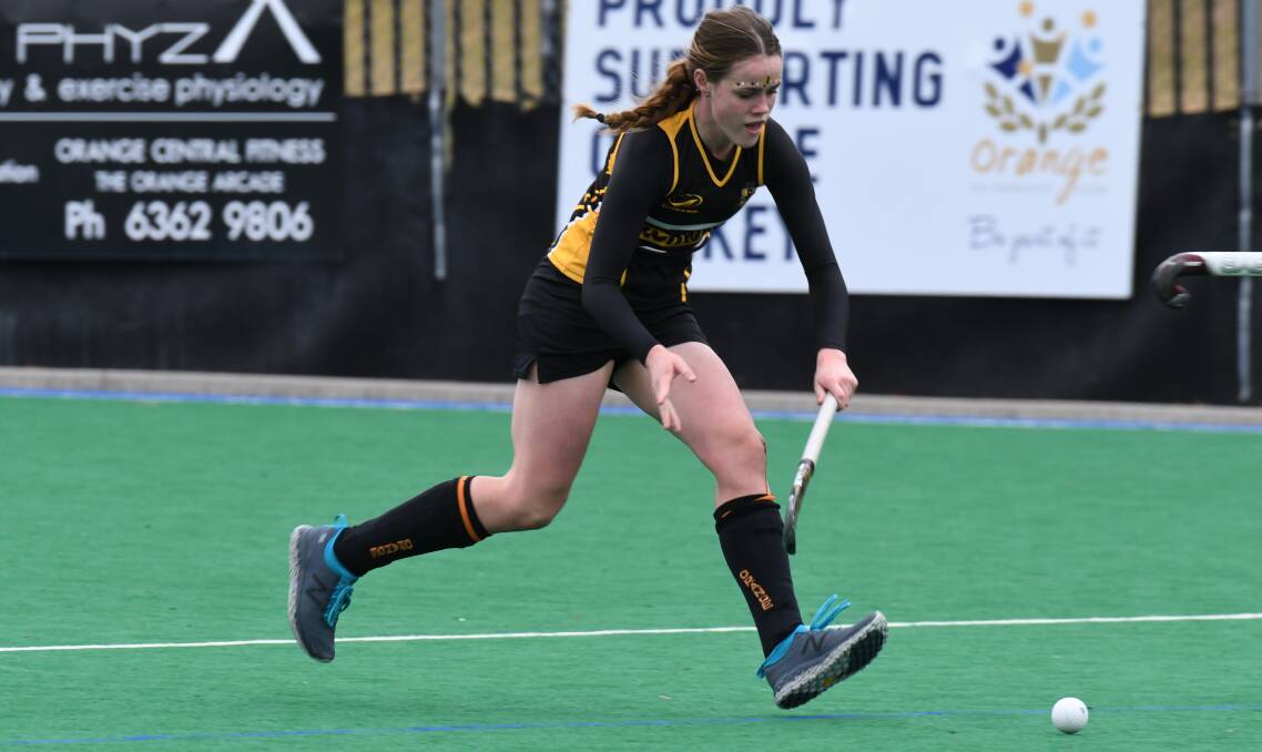 WARY: Libby Smith and her OHS hockey side is somewhat wary of the improving Dubbo College outfit, especially considering the Hornets are without Eva Reith-Snare this week. Photo: JUDE KEOGH