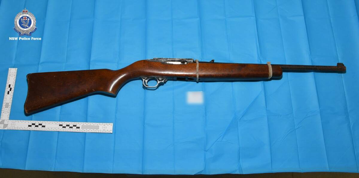 FIREARM: The weapon has undergone ballistic examination and been linked to the Wellington murder of Frank Smith. Photo: NSW POLICE FORCE