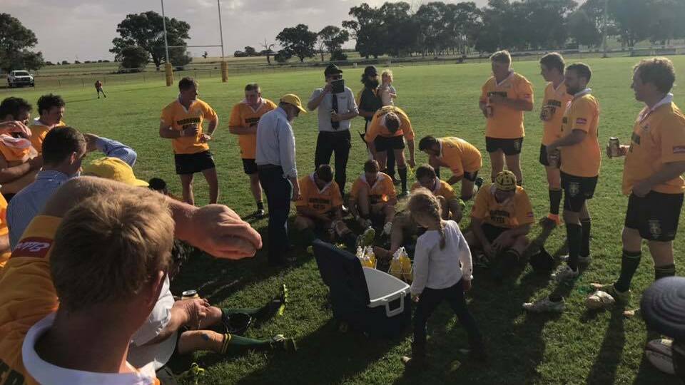 EARLY FORM: The Boorowa Goldies have won two straight to mark their return to the Central West in style. Photo: BOOROWA RUGBY CLUB