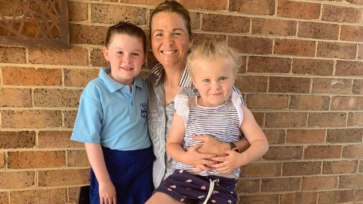 NEW REBATE: Jane Morris with daughters Poppy and Stella after years of going through IVF. Photo: SUPPLIED.