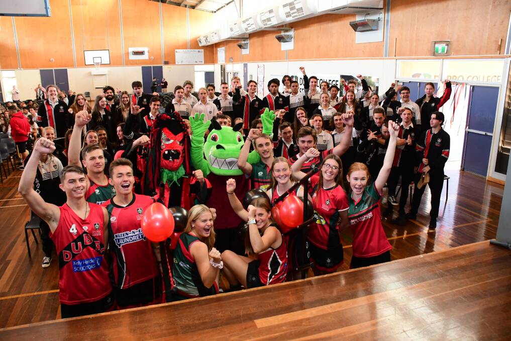 LET'S GO: Dubbo College's Astley Cup competitors are up for the challenge. Photo: BELINDA SOOLE