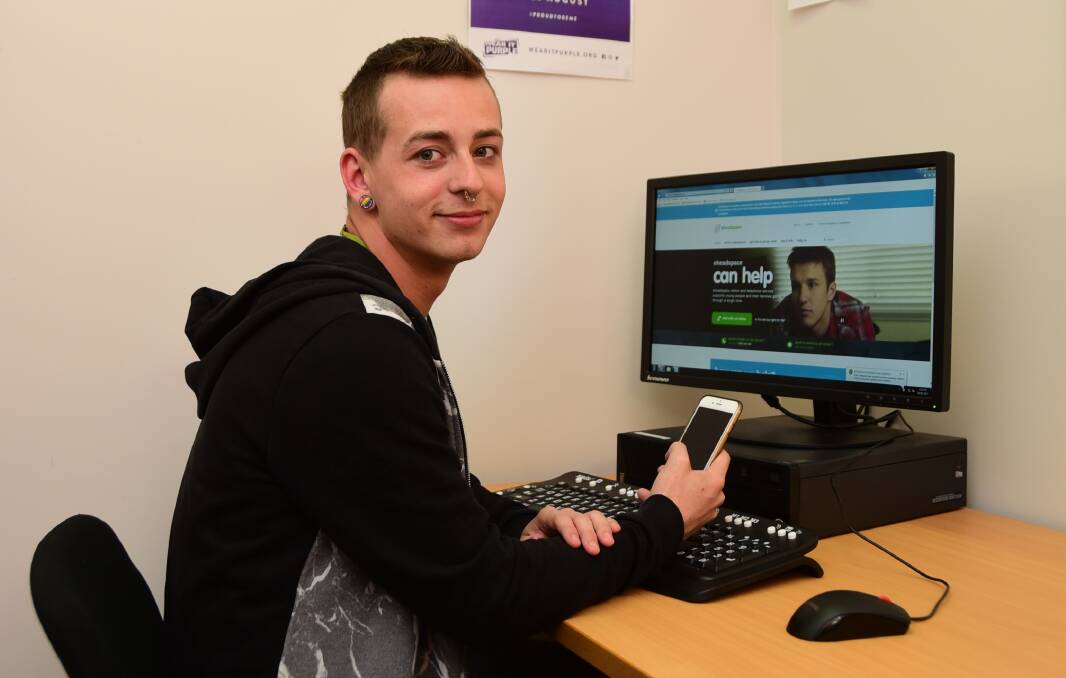ADVICE: Headspace youth access and awareness worker Nic Steepe said anyone who was the victim of cyberbullying should seek help early to stop it. Photo: BELINDA SOOLE.