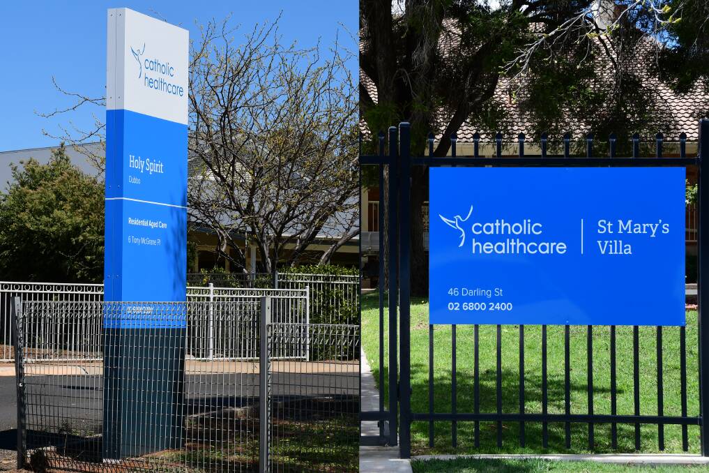 COVID MANAGEMENT: Hoy Spirit and St Mary's Villa in Dubbo have both experienced COVID outbreaks. Photos: BELINDA SOOLE