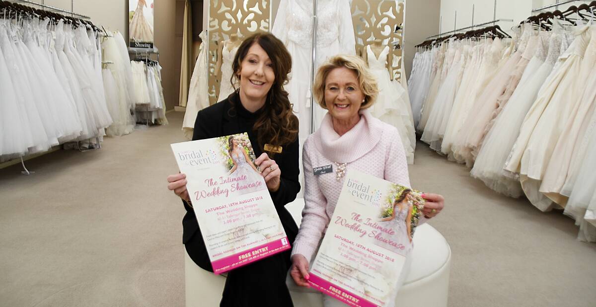 Leanne Ferguson from The Wedding Shoppe & Event Hire and Susie Yeo from La Salle Des Fleurs.