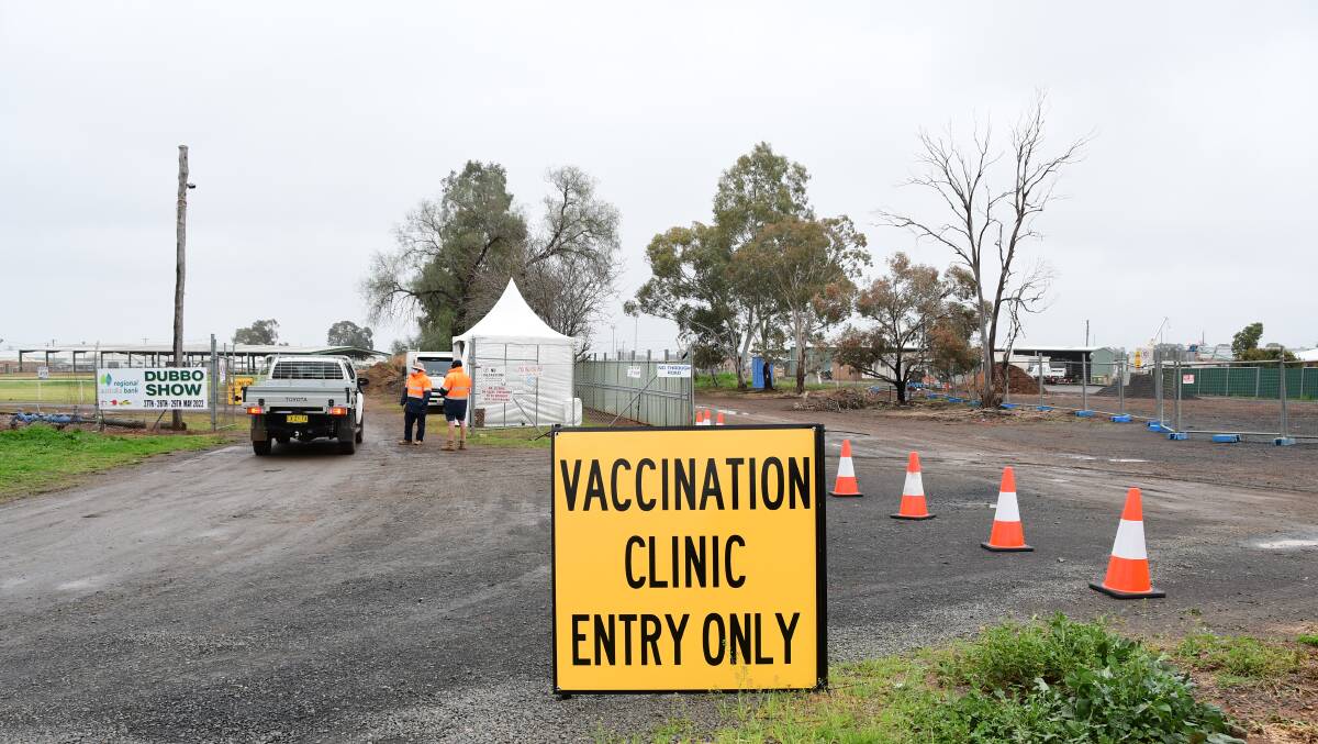 The Dubbo vaccination clinic is now running at the Woolpack Pavilion at Dubbo Showground the entrance via Wingewarra St. Bookings are essential for that service.