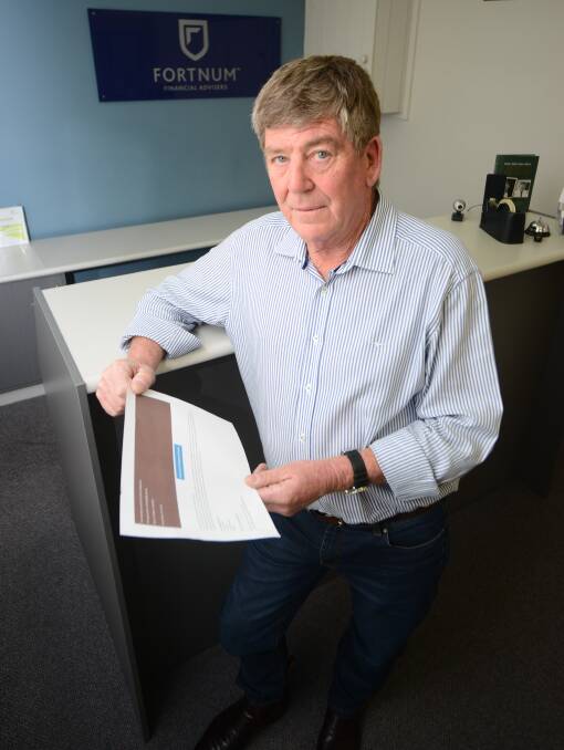 BEWARE SCAMS: Financial adviser Sandy Dunshea has warned people to be wary of emails from unknown sources. If in doubt, delete it, he said. Photo: BELINDA SOOLE