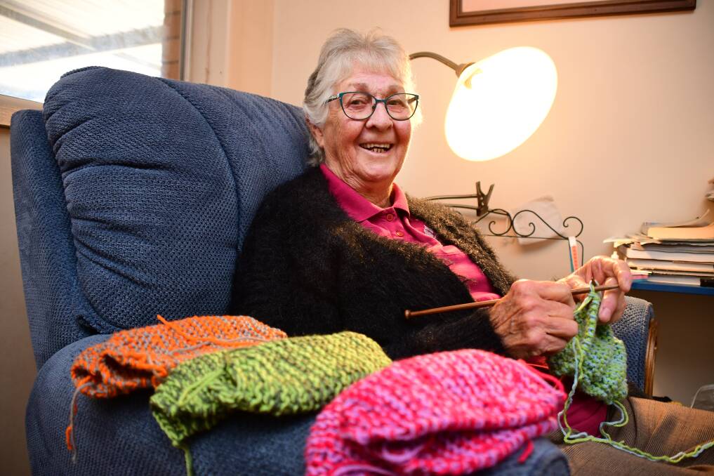 NANNY KAY: Kay Perkins has been putting smiles on others' faces. Photo: BELINDA SOOLE. 