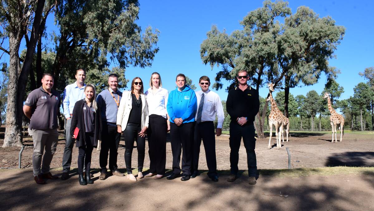 Sponsors of the Dubbo Stampede at the 2019 Launch at Taronga Western Plains Zoo.
