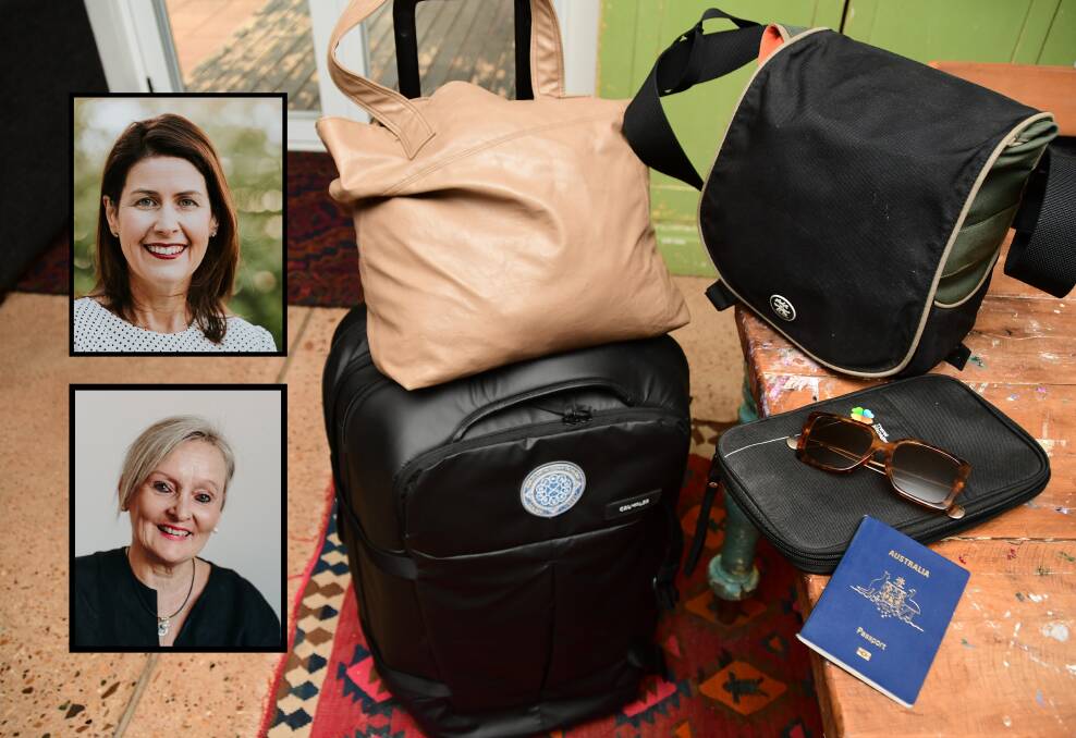 Demand: Dubbo travel agents Sonya Hogan (above) and Robbie Barrett (below) are making bookings for people ready to pack their bags. Main photo: BELINDA SOOLE. 