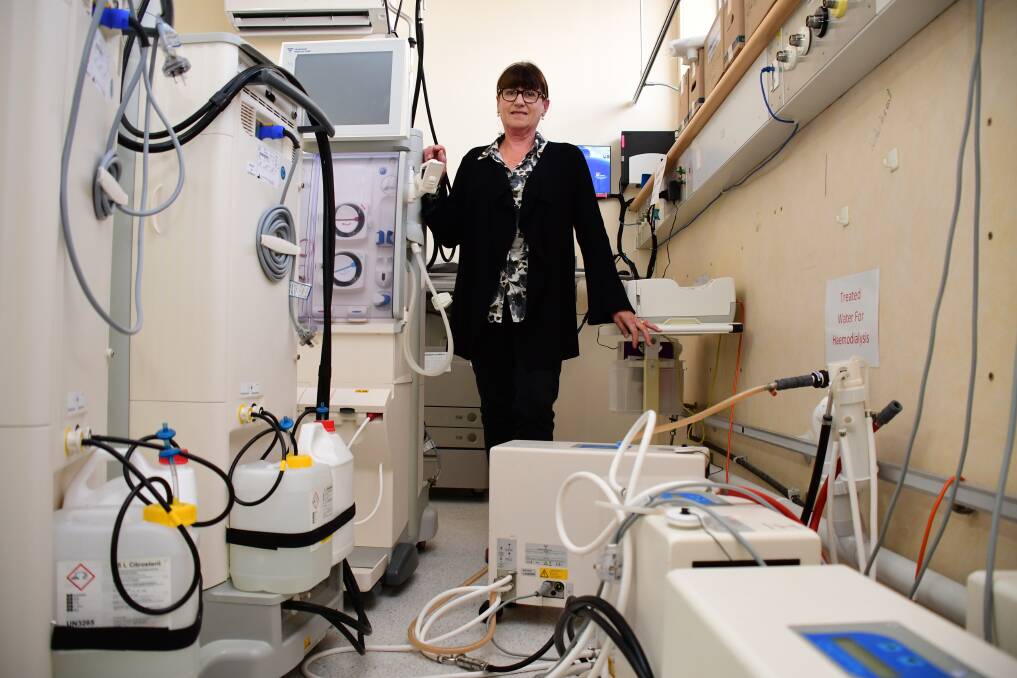 RESEARCH PROJECT: PITCHit finalist and Dubbo Hospital renal nurse manager Gail O'Brien is researching how to recycle water rejected for use in dialysis. Photo: BELINDA SOOLE