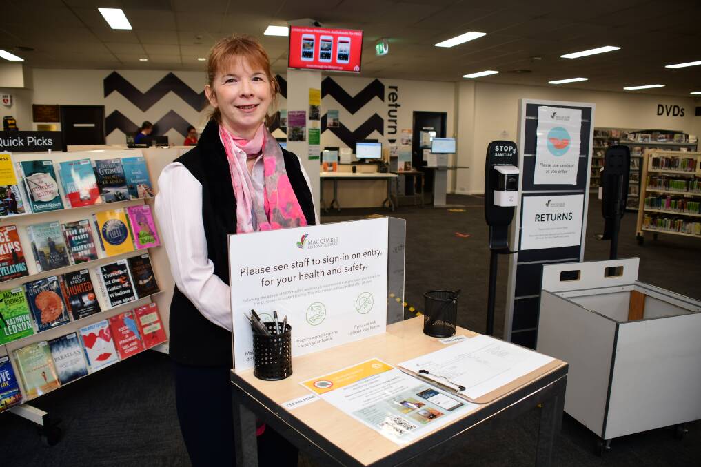 READERS RETURN: Macquarie Regional Library manager Kathryn McAlister says the library follows public health orders in all its decisions. Photo: BELINDA SOOLE
