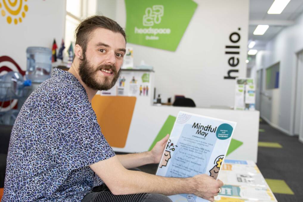 WORKING: Headspace Dubbo's Taylor Ryan is excited about the organisation's upcoming workshops this month. Picture: BELINDA SOOLE