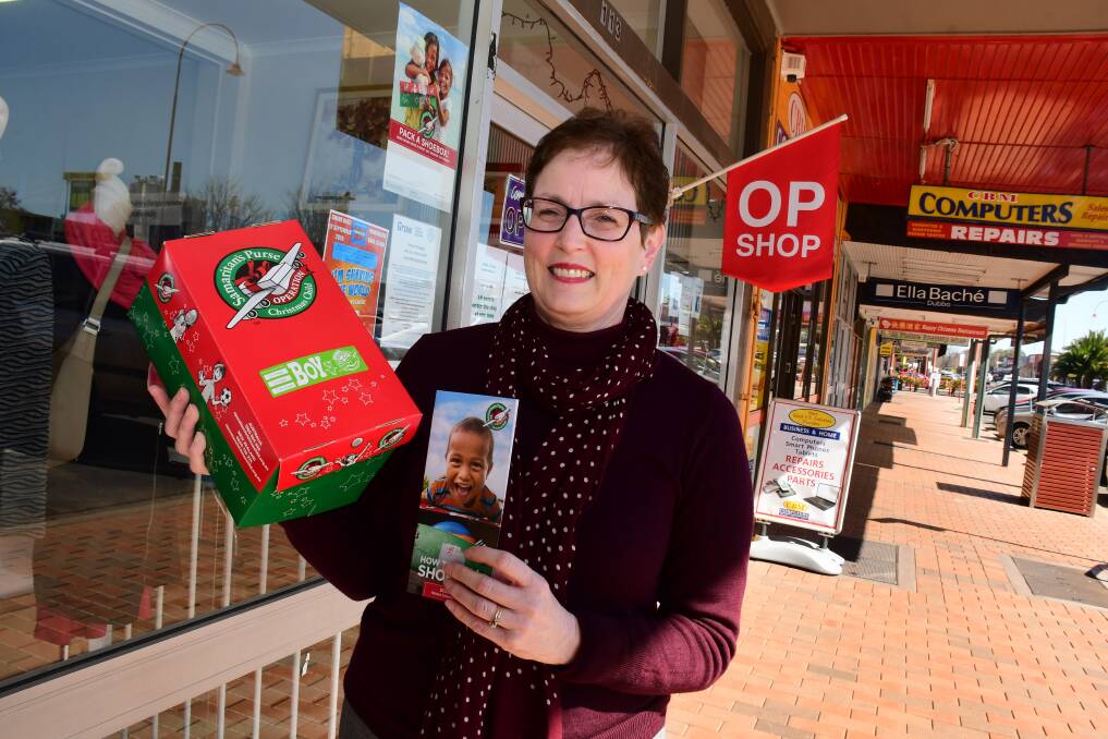 APPEAL LAUNCHES: Sylvia Paice announces the launch of the 2020 Operation Christmas Child Shoebox Gift appeal. Photo: BELINDA SOOLE.