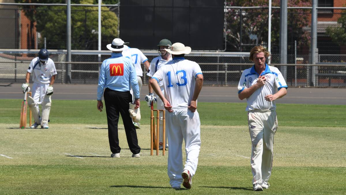 IN form: Tom Atlee bowled well for Dubbo in hot conditions. Photo: BELINDA SOOLE. 