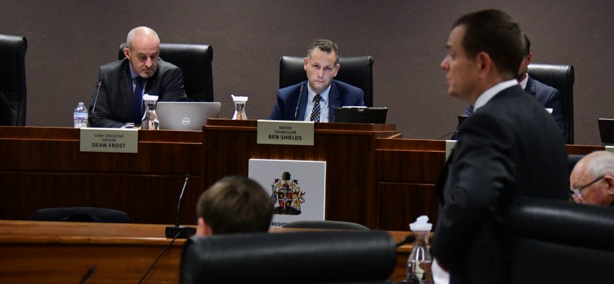 SPLIT VOTE: Mayor Ben Shields says he does not support the decision to replace Dean Frost as interim chief executive officer. Photo: BELINDA SOOLE