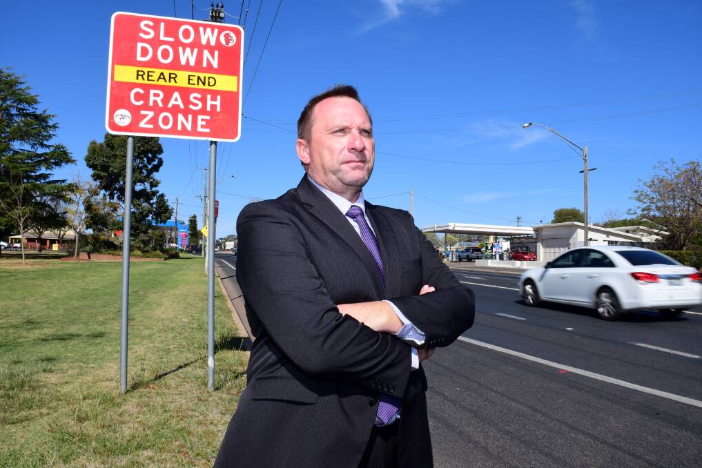 CALLING FOR CHANGE: Councillor Greg Mohr says it's only a matter of time before drivers doing double the speed limit kill someone in Dubbo. Photo: BELINDA SOOLE