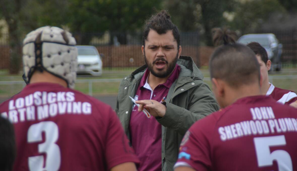 Home game: Wellington Cowboys coach Justin Toomey-White (pictured) says the team pride themselves on their defence. This Sunday they will take on the Narromine Jets at Kennard Park. Photo: Nick Gurthrie. 