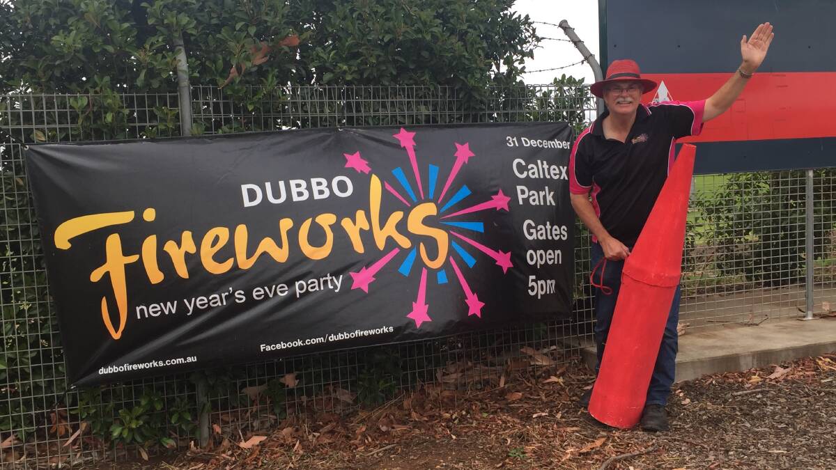 Dubbo New Years Eve Fireworks Party organiser Peter Judd. Photo: Taylor Jurd. 