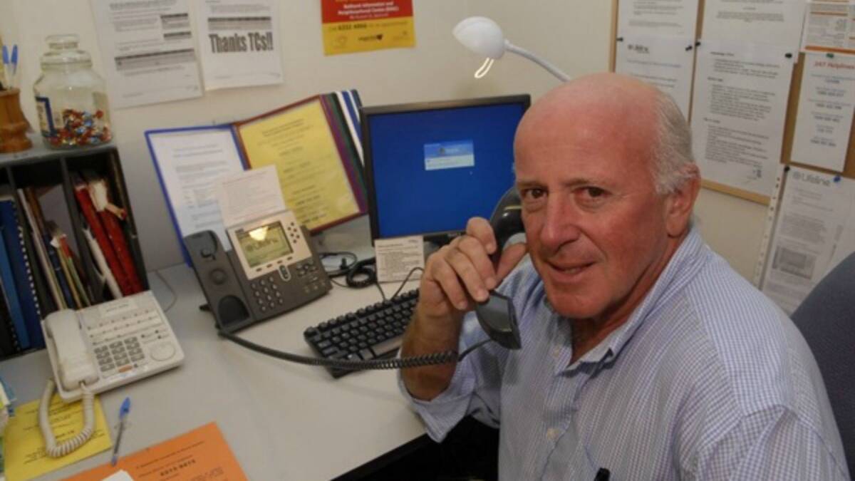 Doors are nearly open: Alex Ferguson at Lifeline Central West said the new premises aim to increase their volunteer phone counselors to 50, thus answering 1000 calls by the end of the calendar year. Photo: File.